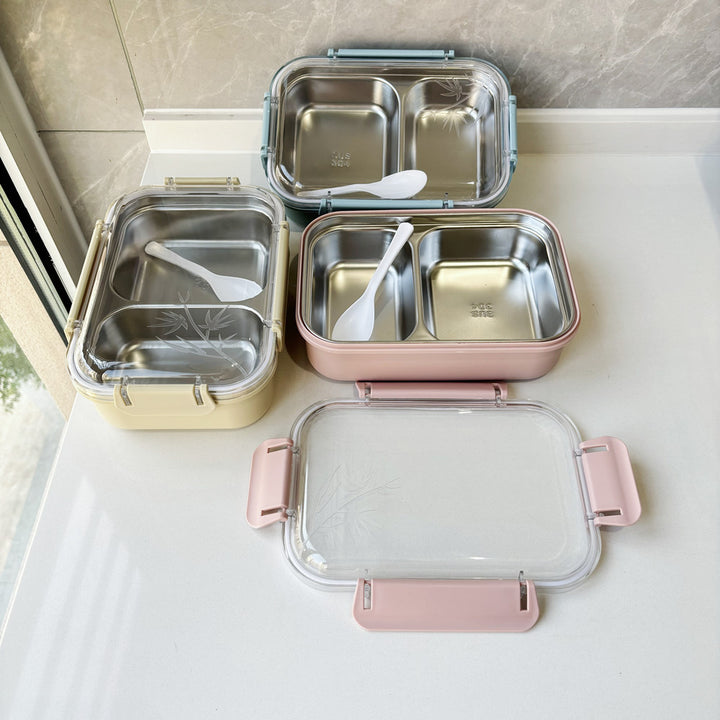 Dual-Compartment Edelstahl Brotdose