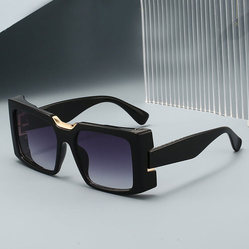 Damen Sonnenbrille im auffälligen geometrischen Design Karnz