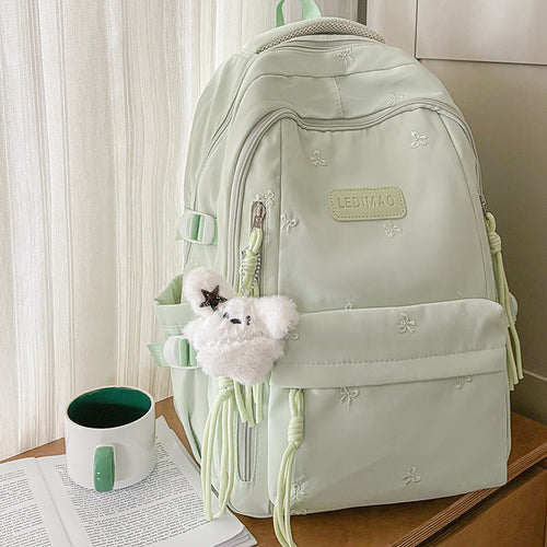 Leichtgewicht Gestickter Schulrucksack