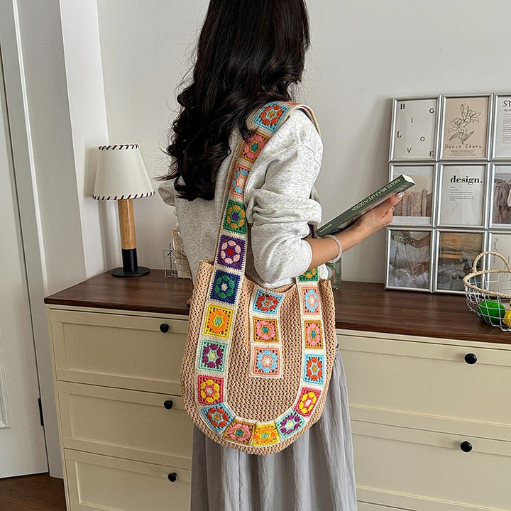 Crochet Patchrk Sling Bag Karnz