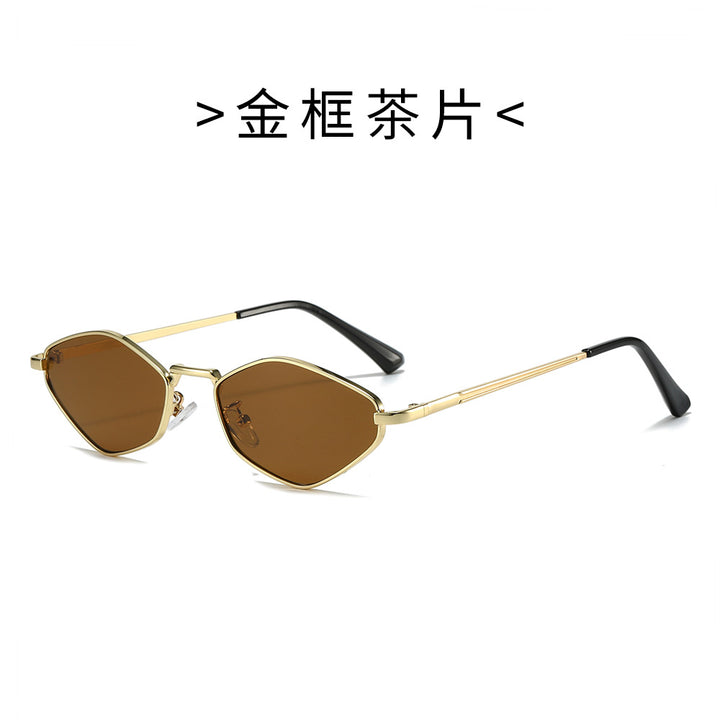 Damen Modische Sonnenbrille im futuristischen Design Karnz