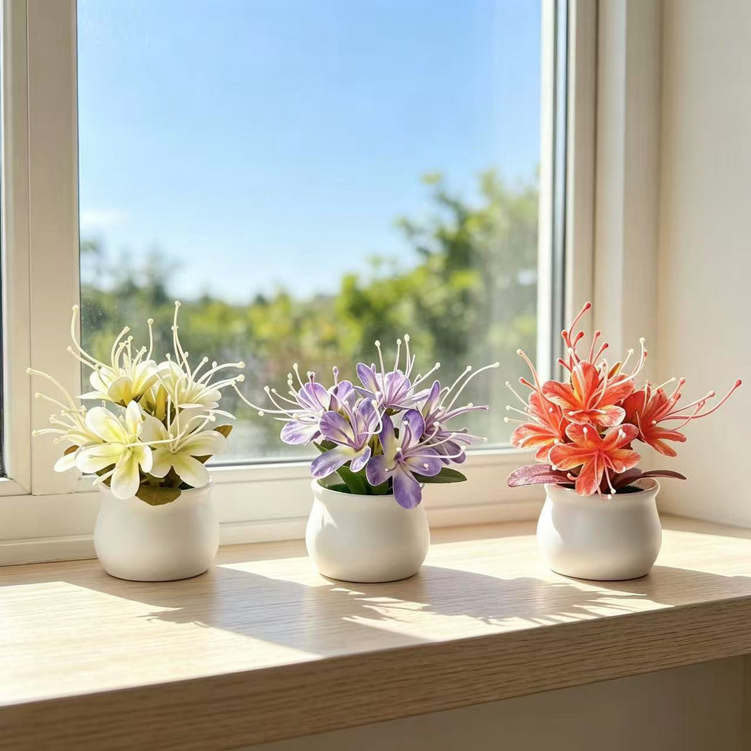Künstliches Blumenzentrum für Tischdekoration Zuhause Deko Anzeige
