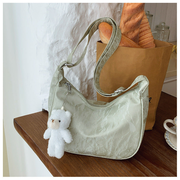 Zeitgenössische Weiche Leder Schultertasche Karnz