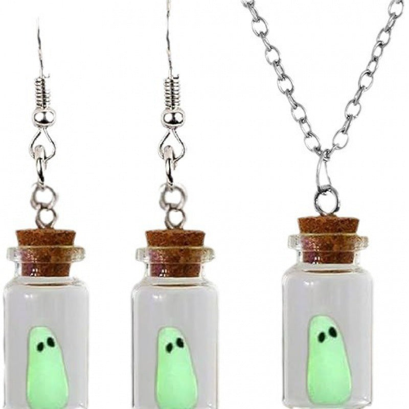 Ghost-In-A-Jar Dangle Ohrringe Karnz