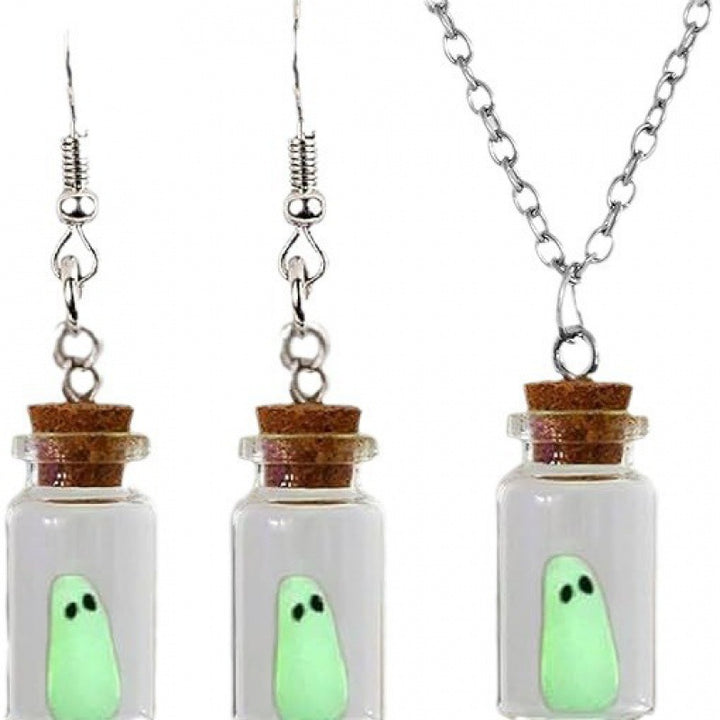 Ghost-In-A-Jar Dangle Ohrringe Karnz