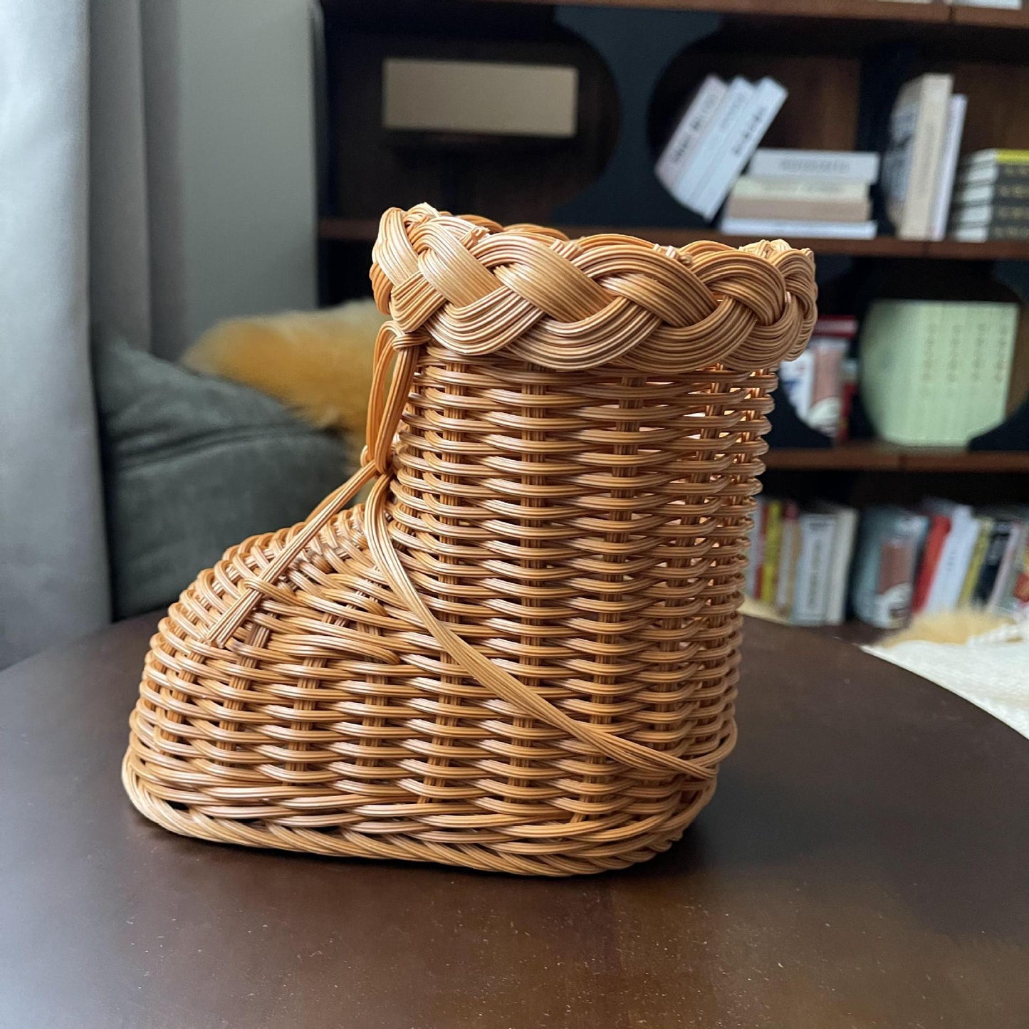Damen dekorativer Blumentopf im Schuh-Design Karnz