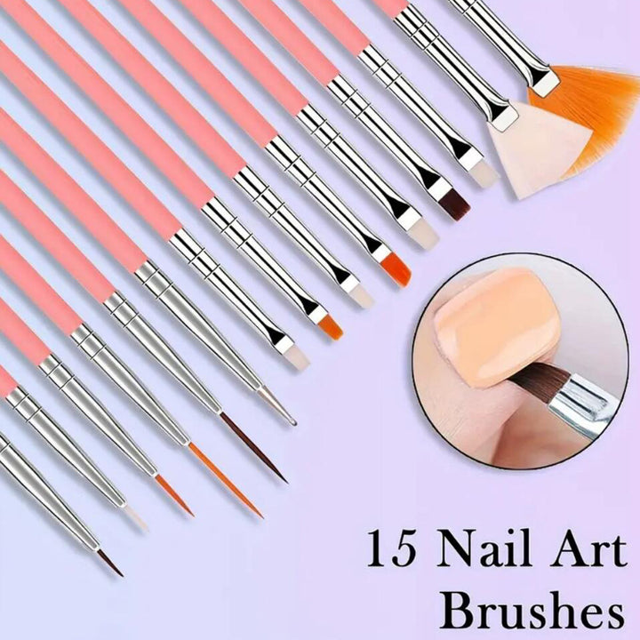 Professionelles Nail Art Pinselset Karnz 1787228556