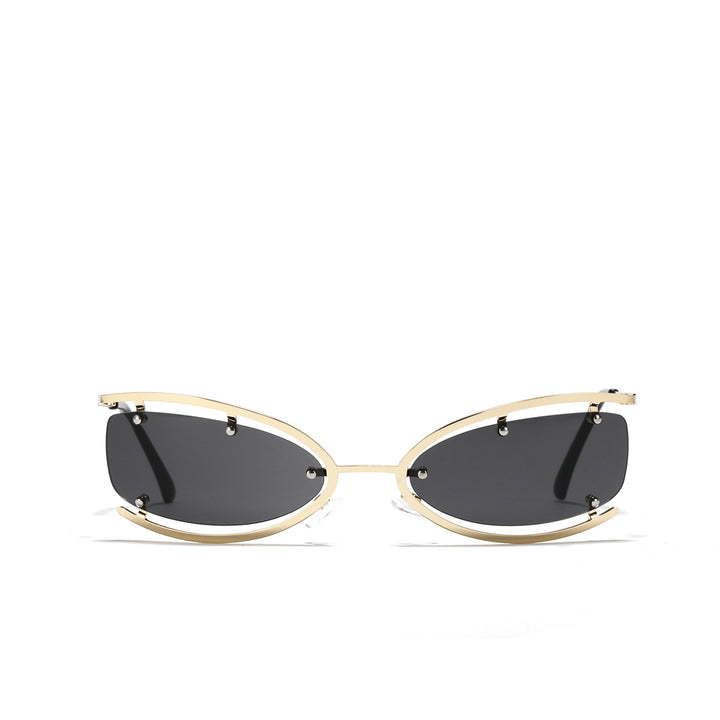 Damen modische Sonnenbrille mit einzigartiger Rahmenkonstruktion Karnz