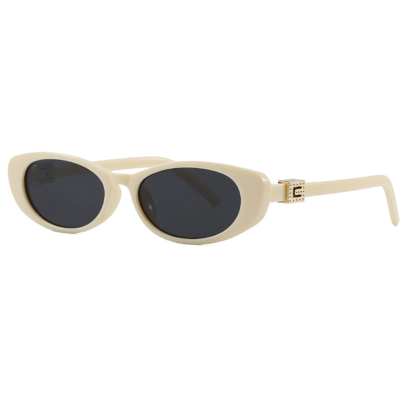 Damen Cat-Eye Sonnenbrille mit stilvollem Rahmen und luxuriösen Akzenten Karnz