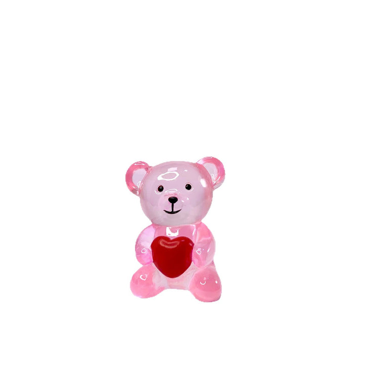 Dekorative Bärenfigur mit Herz Karnz