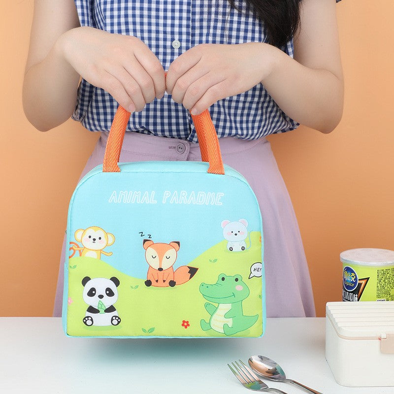 Spaß Tier-Themen Isolierte Lunch-Tasche Karnz