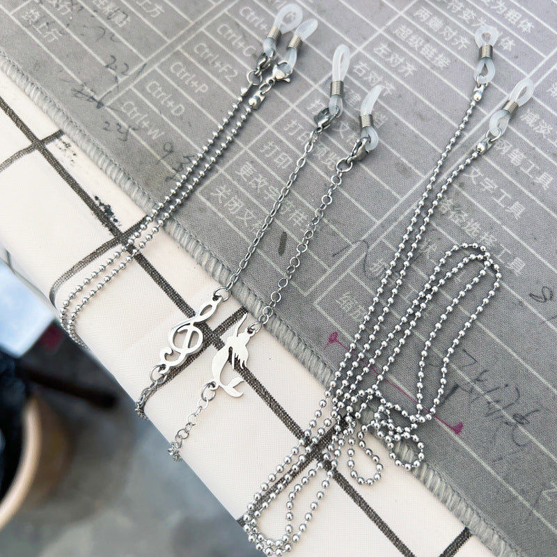 Stylische Metall Sonnenbrillen Kette Karnz