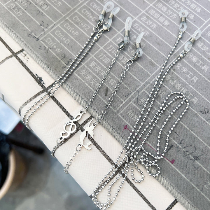 Stylische Metall Sonnenbrillen Kette Karnz