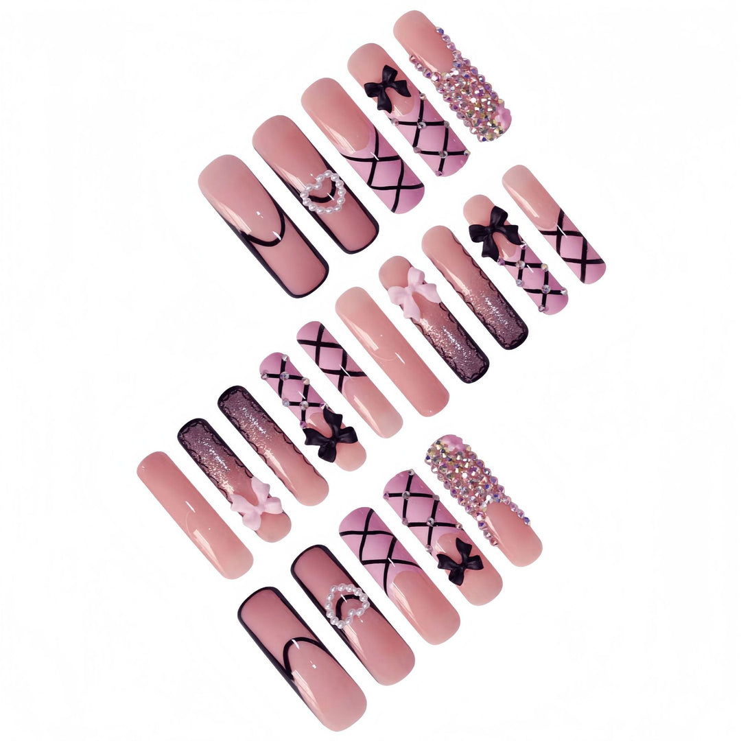 Glamouröse Statement Nagelkunst Extensions Karnz