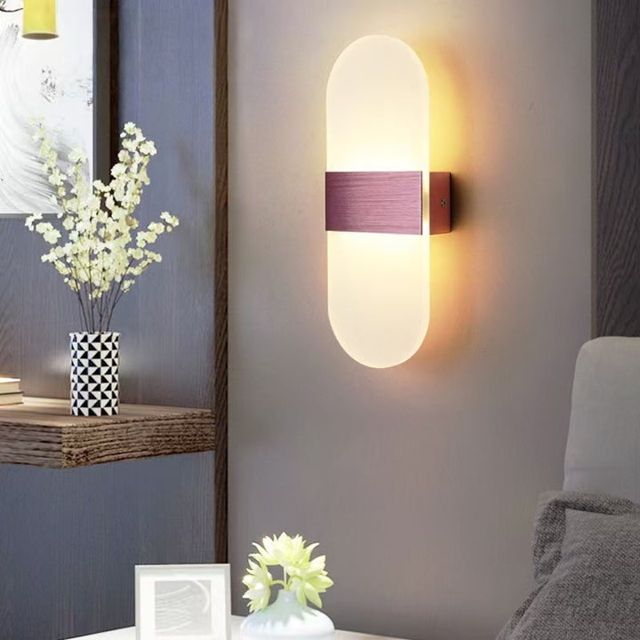 Moderne LED Wandleuchtenfassung