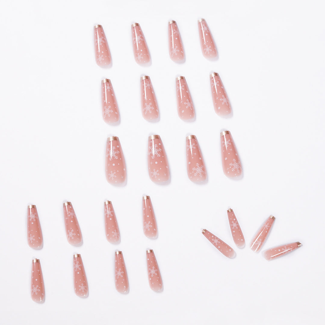 Kunstvolle Weihnachts-Nagelkunst Karnz