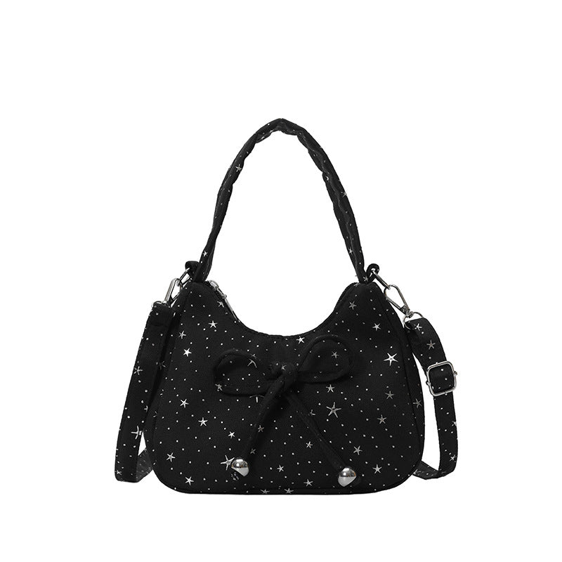 WoDekorative Sternmuster Hobo Tasche Karnz