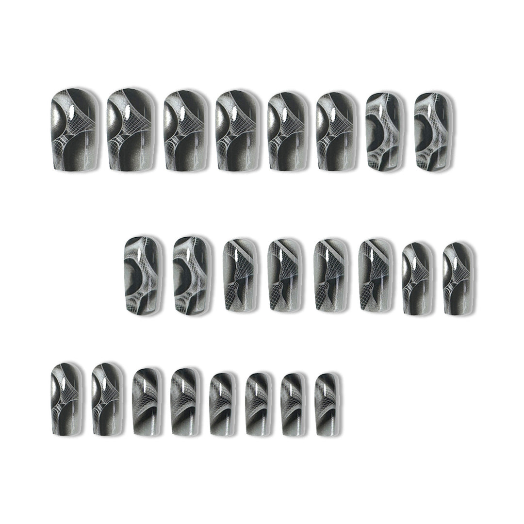 Künstlerisches Gel-Nagelkunst-Design Karnz