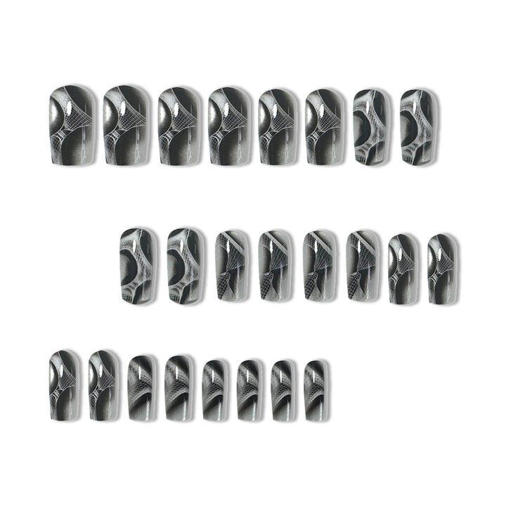 Künstlerisches Gel-Nagelkunst-Design Karnz