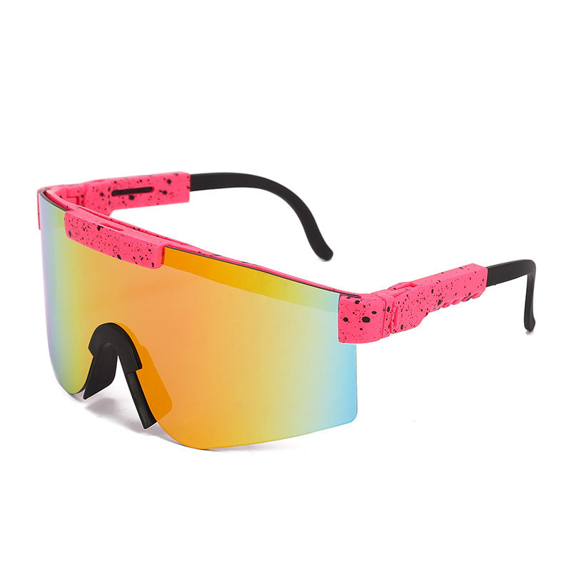 Damen Sportliche Statement-Sonnenbrille im modernen Design Karnz