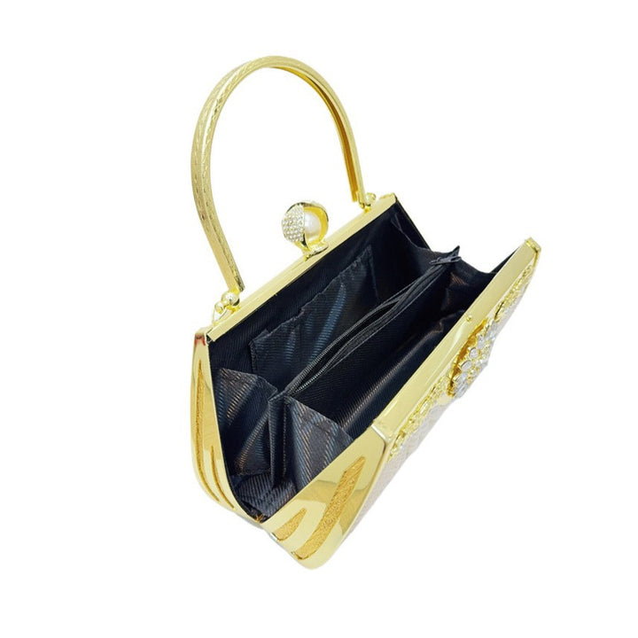 Vintage Perlenverzierte Abendtasche