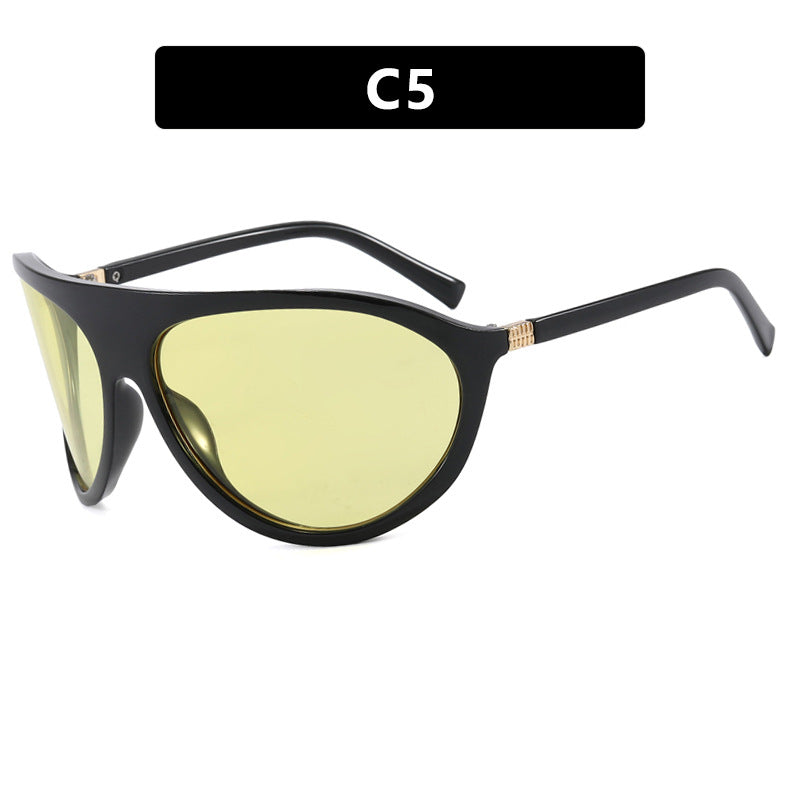Damen Cat-Eye Sonnenbrille mit einzigartigem Design und schützendem UV-Filter Karnz