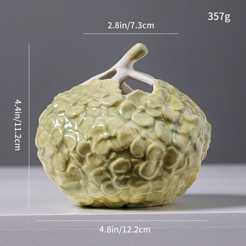 Dekorative florale Keramik