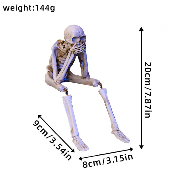 Dekorativer Skelettfigur Karnz