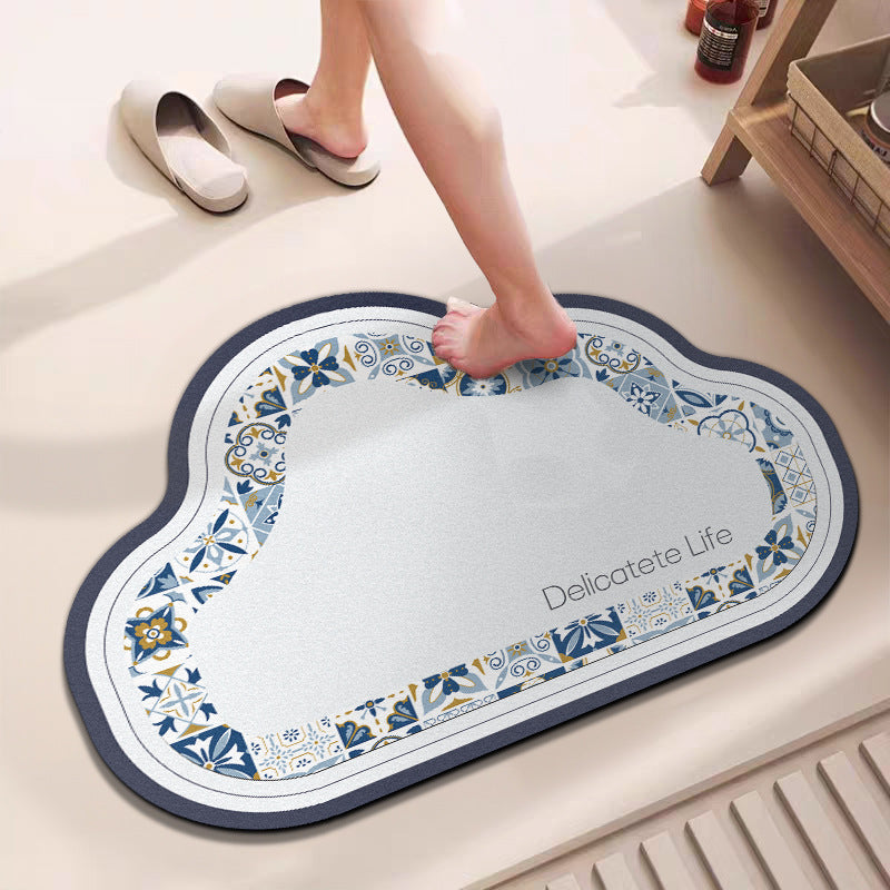 Stylische Badezimmerbereichmatte