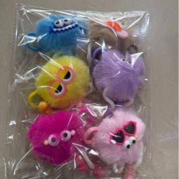 Plüschmonster Schlüsselanhänger Set Karnz