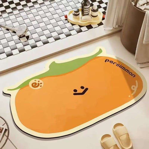 Verspielt fruchtiges Badezimmermatte