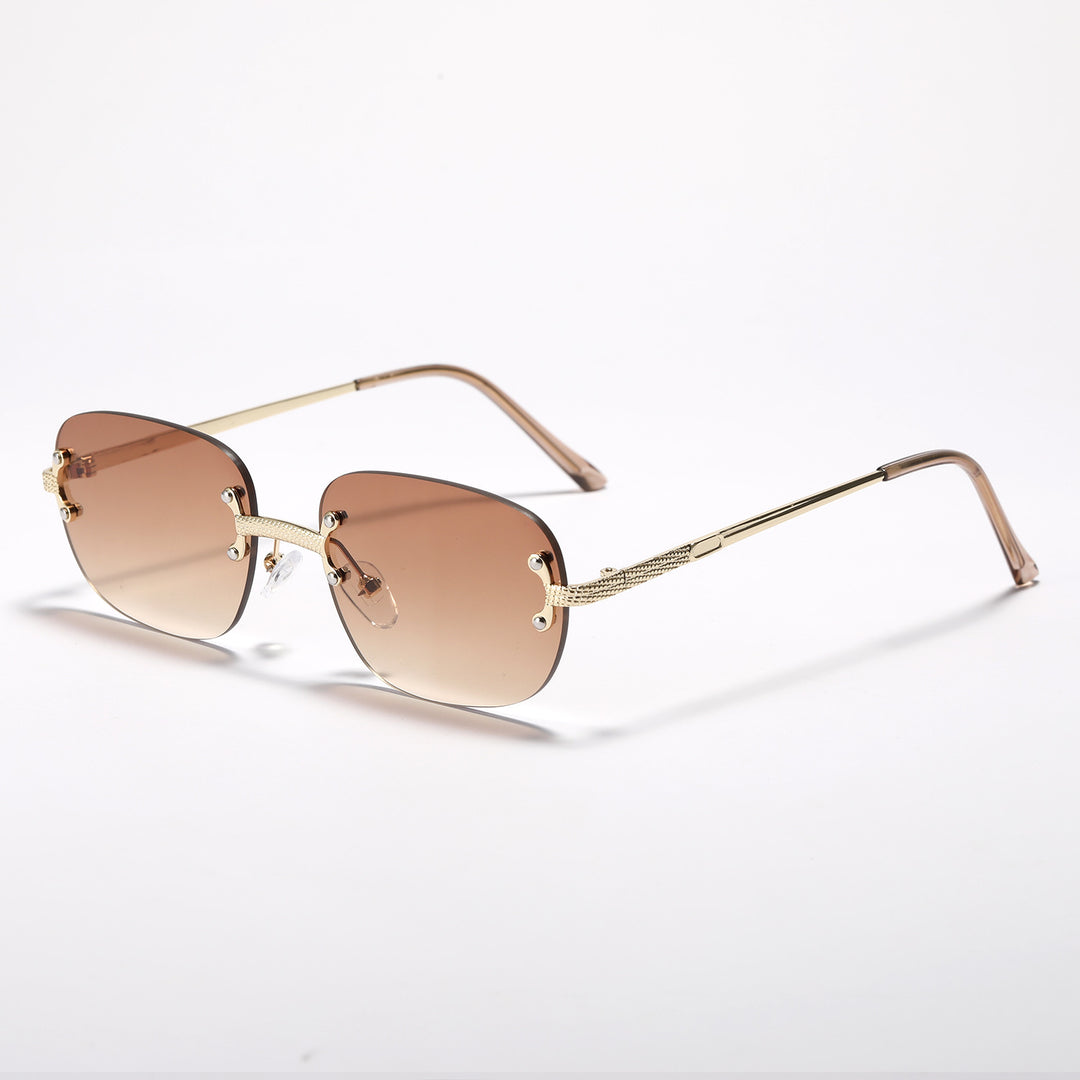 Damen oversized Sonnenbrille mit luxuriösen Akzenten Karnz