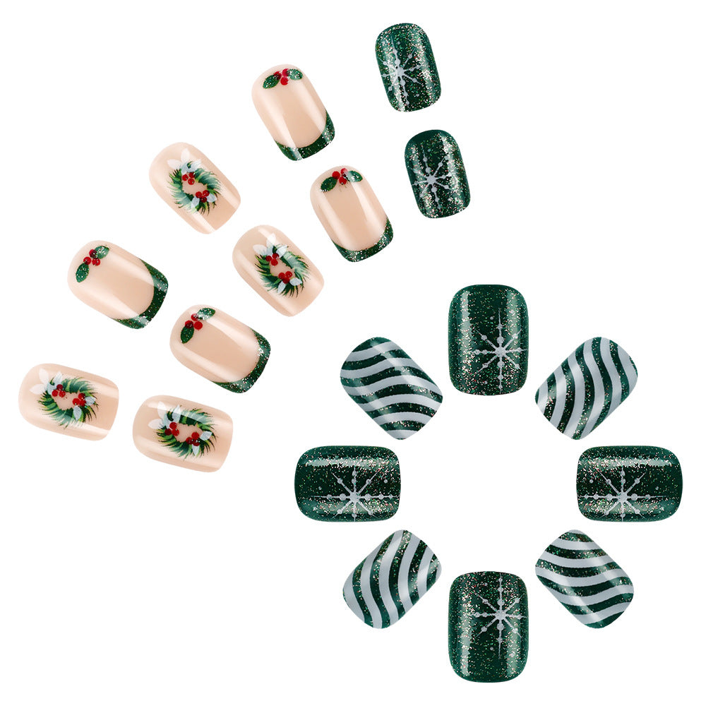 Festliches Feiertags-Nagelkunst-Design Karnz 1787542833