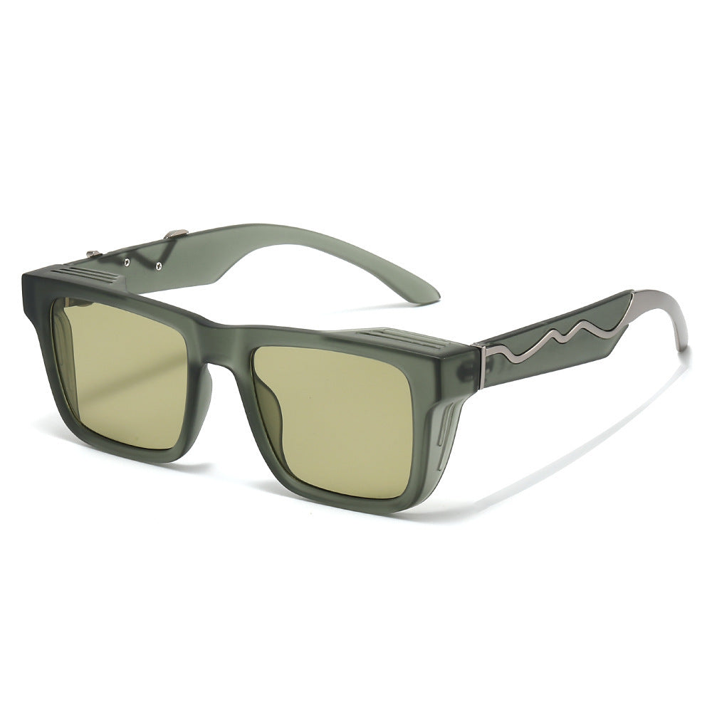Damen modische Sonnenbrille im markanten, kantigen Design Karnz