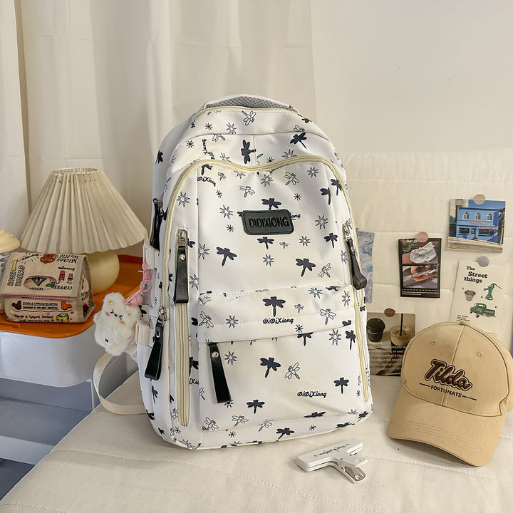 Stilvoller Rucksack mit floralem Muster
