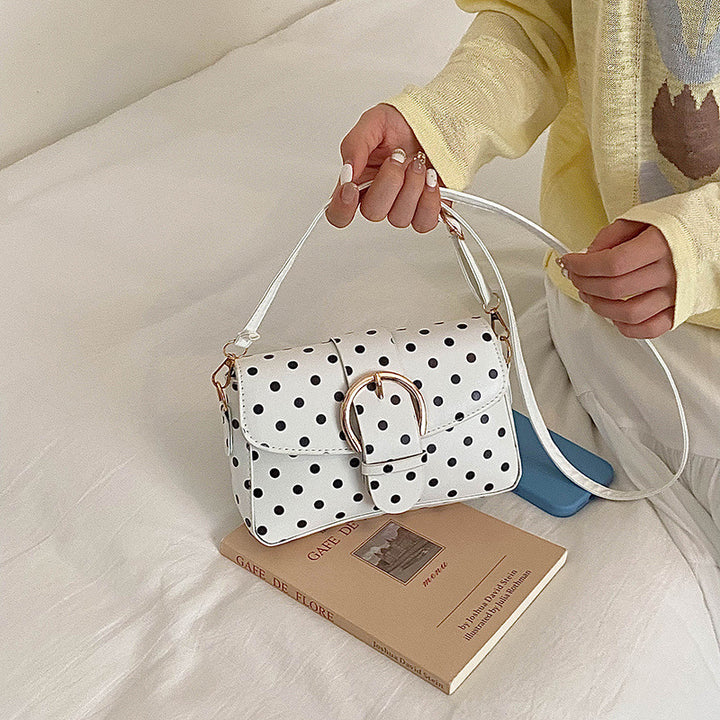 WoStylish Polka Dot Umhängetasche Karnz