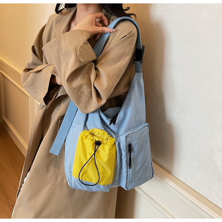 Praktische Mehrtaschen-Schultertasche Karnz