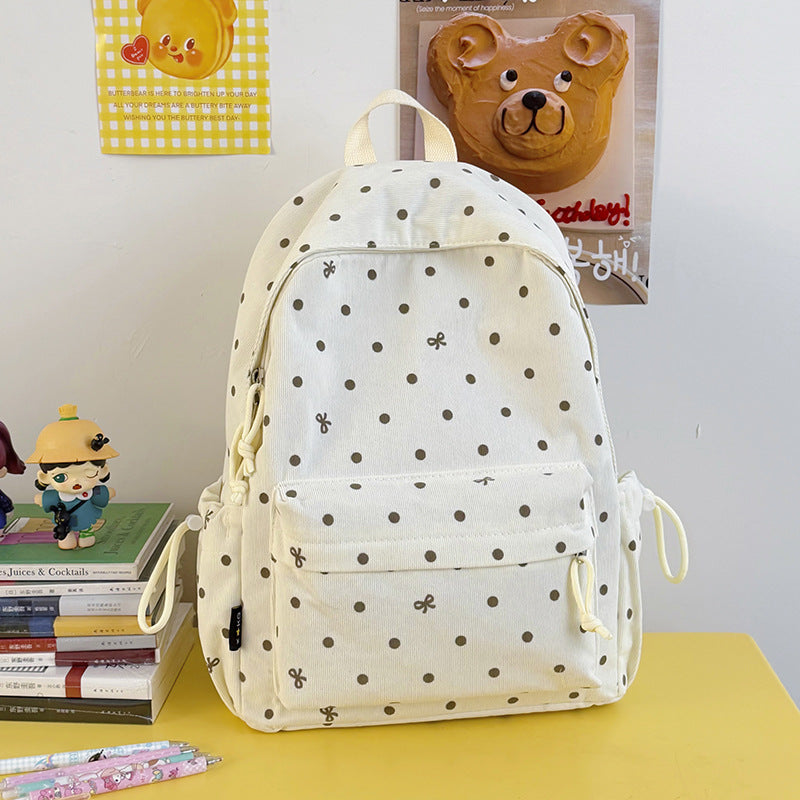 Lässiger gepunkteter Rucksack Karnz