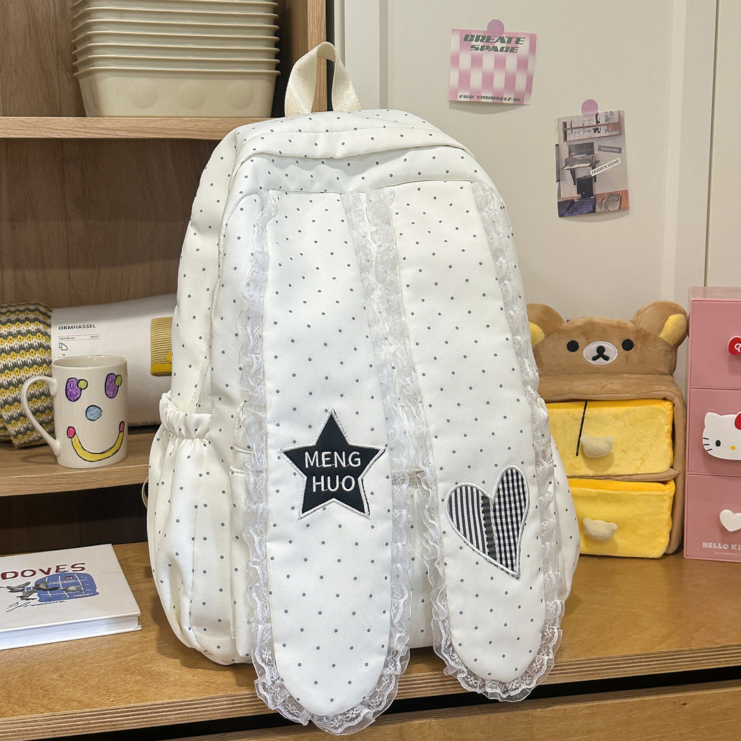 Verspielter dekorativer Patchwork-Rucksack Karnz