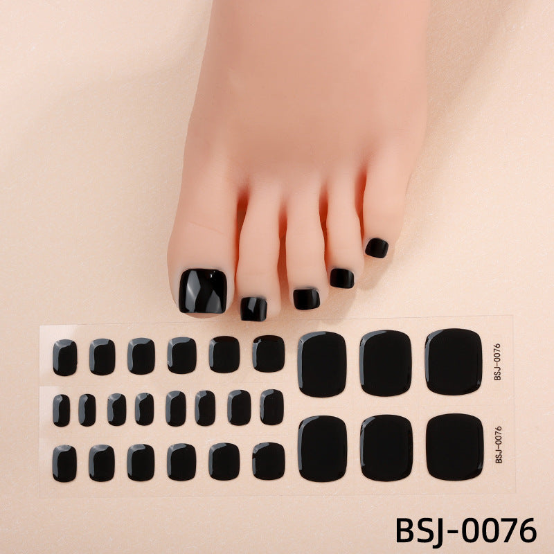 Elegante Fußnagelaufkleber
