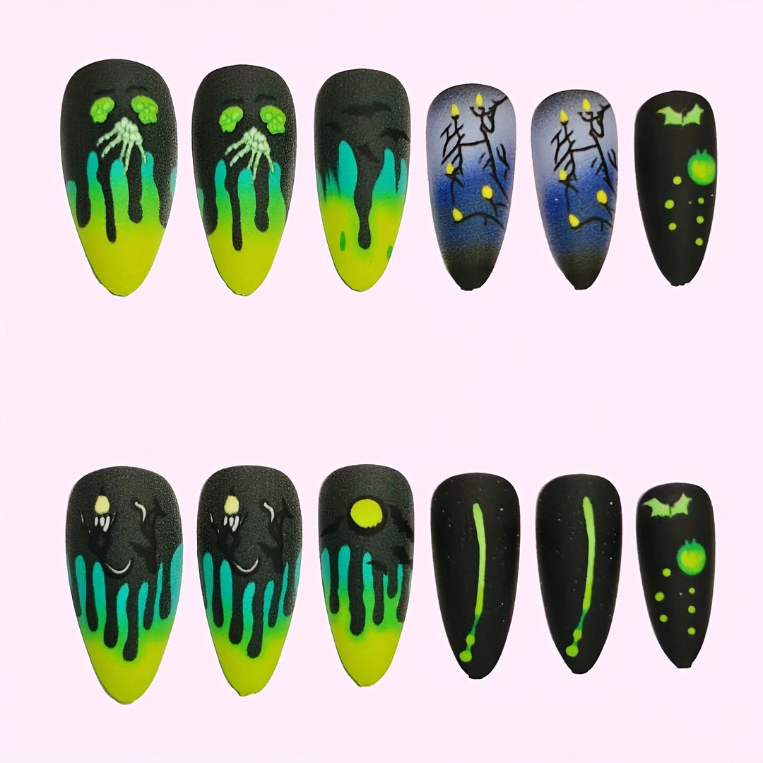 Halloween-Themen Nagelkunst