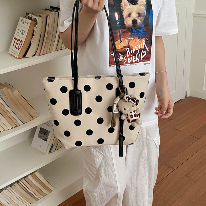 Trendige Punktemuster-Tasche