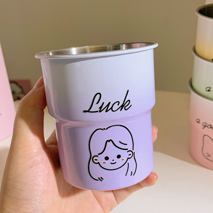 Multifunktionaler Trinkbecher mit Fröhlichem Design Karnz