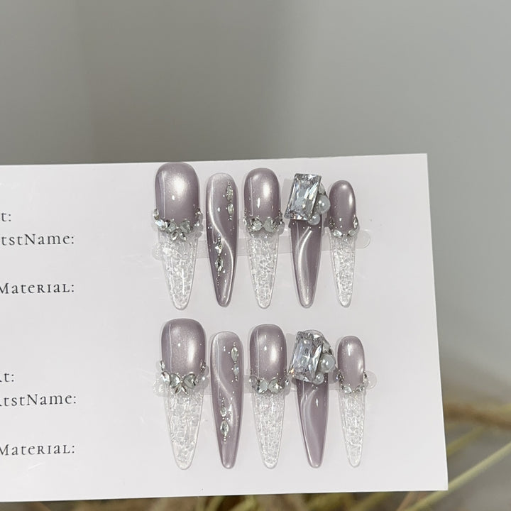 Elegante Press-On Nagelverlängerungen