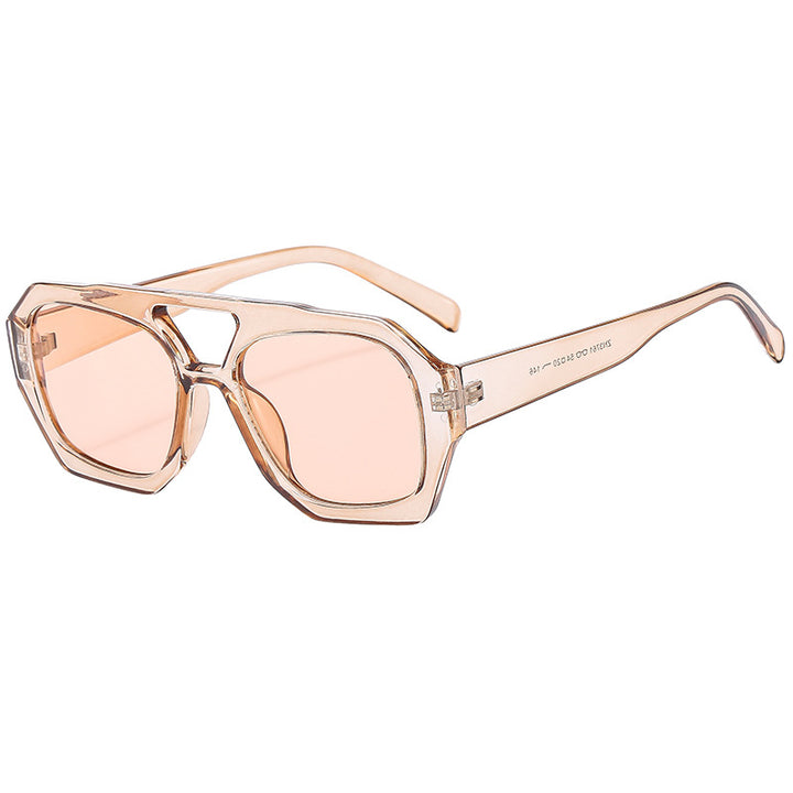 Damen Modische Sonnenbrille im zeitgenössischen Design Karnz