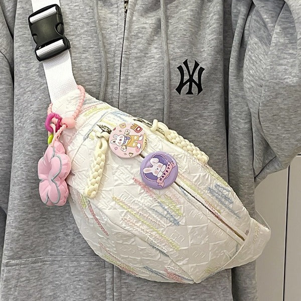 Modische Bauchtasche mit Verstellbarem Gurt Karnz