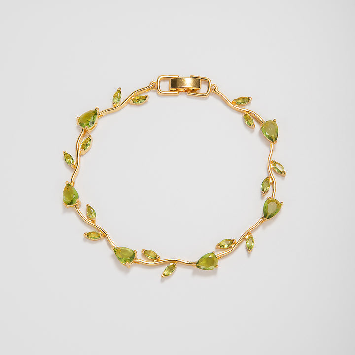 Elegante florale Design-Aussage-Armband Karnz