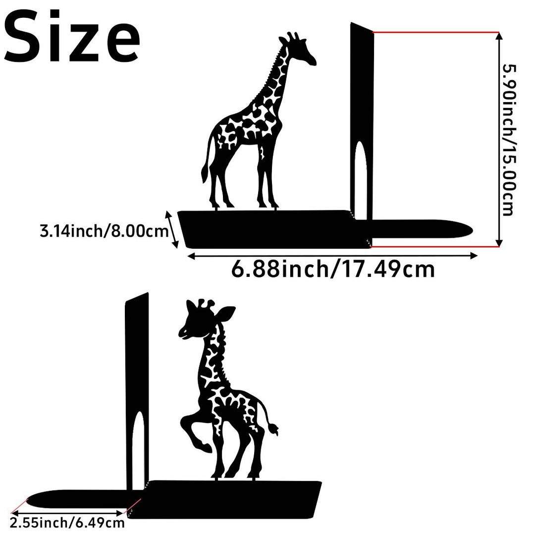 Künstlerische Giraffe Buchstütze
