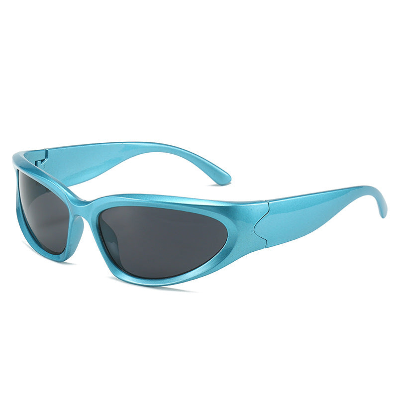 Damen sportliche Sonnenbrille mit ergonomischem Design und polarisierenden Gläsern Karnz