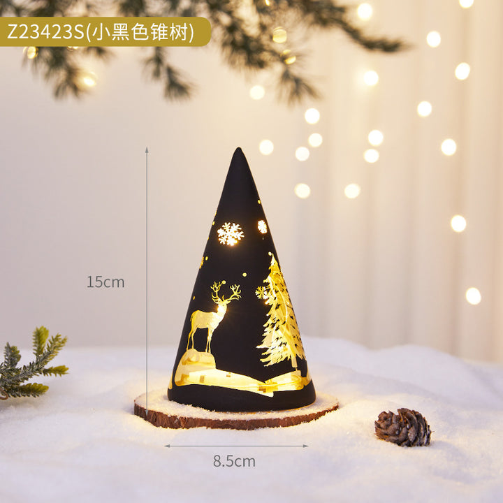 Dekorative LED Weihnachtsbaumlaterne